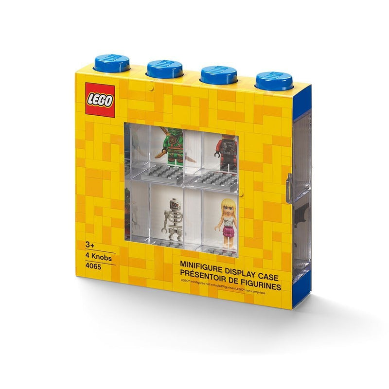 LEGO Minifigure Display Case for Up to 8 Figures, Red K1