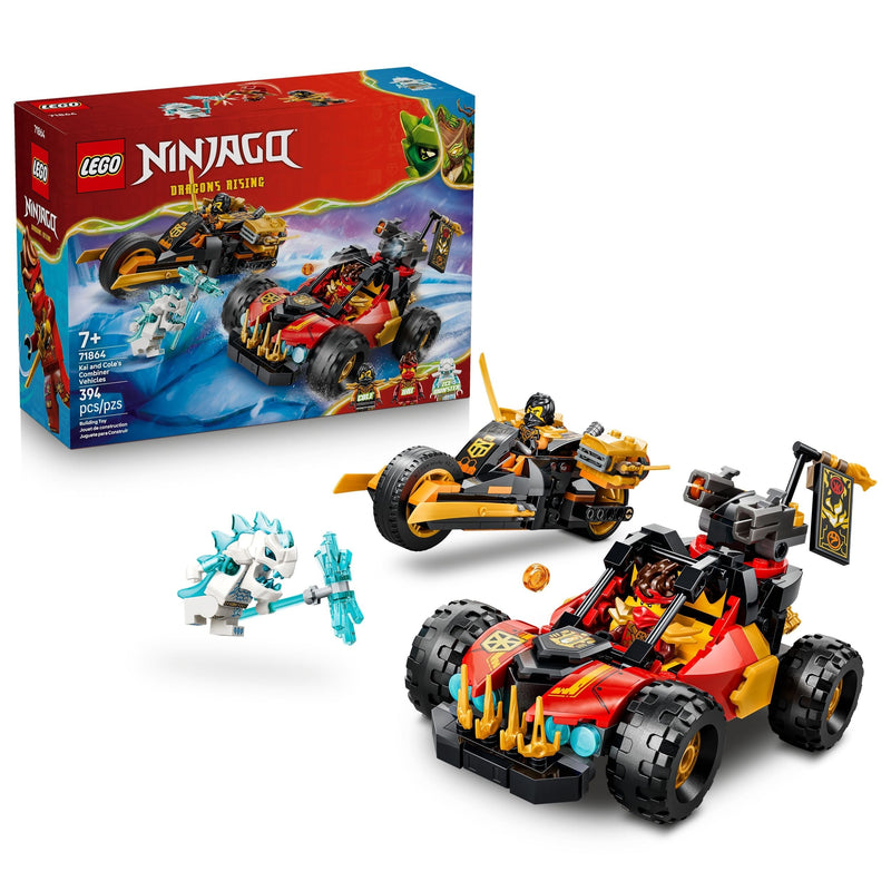 LEGO Ninjago Kai and Cole's Combiner Vehicles 71864 X2