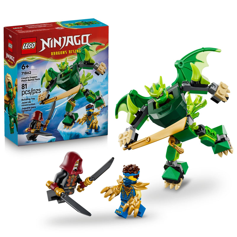 LEGO NINJAGO Lloyd's Dragon Mech Battle Pack 71862 Q6