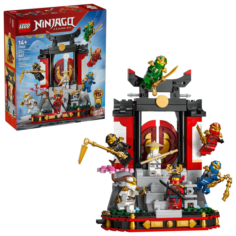 LEGO Ninjago Ninja Character Display 15th Anniversary - 71866, 447-pcs, Ages 14+ G3
