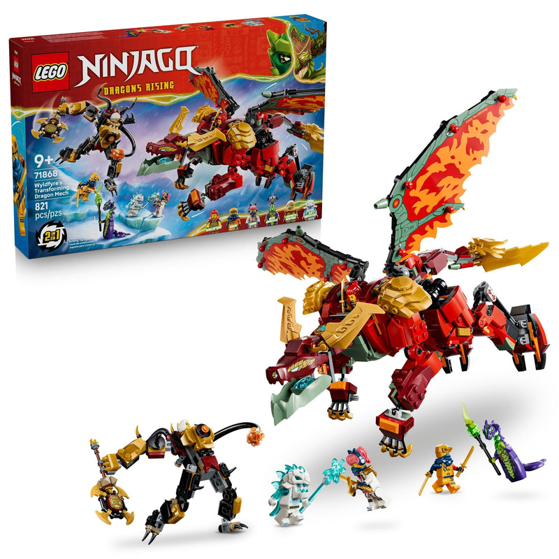 LEGO Ninjago Wyldfyre's Transforming Dragon Mech 71868 Y5
