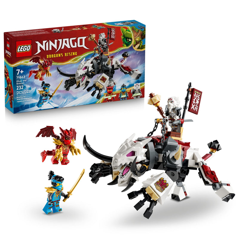 LEGO Ninjago Zilvar and Grimtak the Dragon Beast 71863 V0