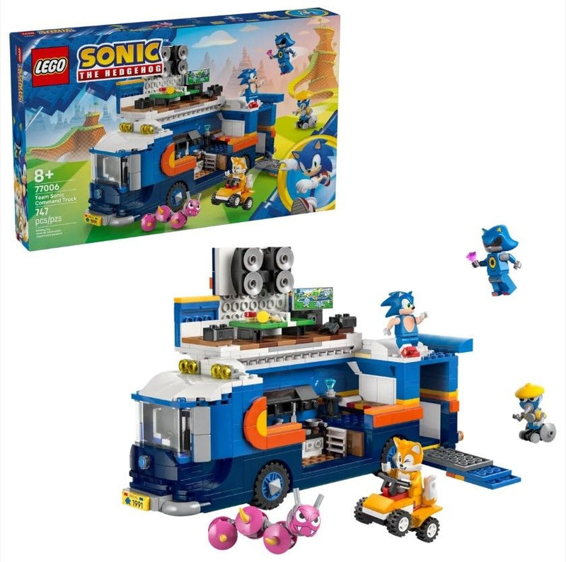 LEGO Sonic Team Sonic Command Truck - 77006, 747-pcs, Ages 8+ U1