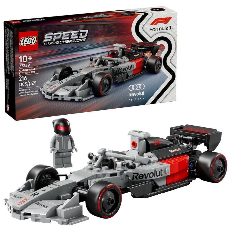 LEGO Speed Champions Audi Revolut F1 Team R26 Race Car - 77259, 215-pc, Ages 10+ M9