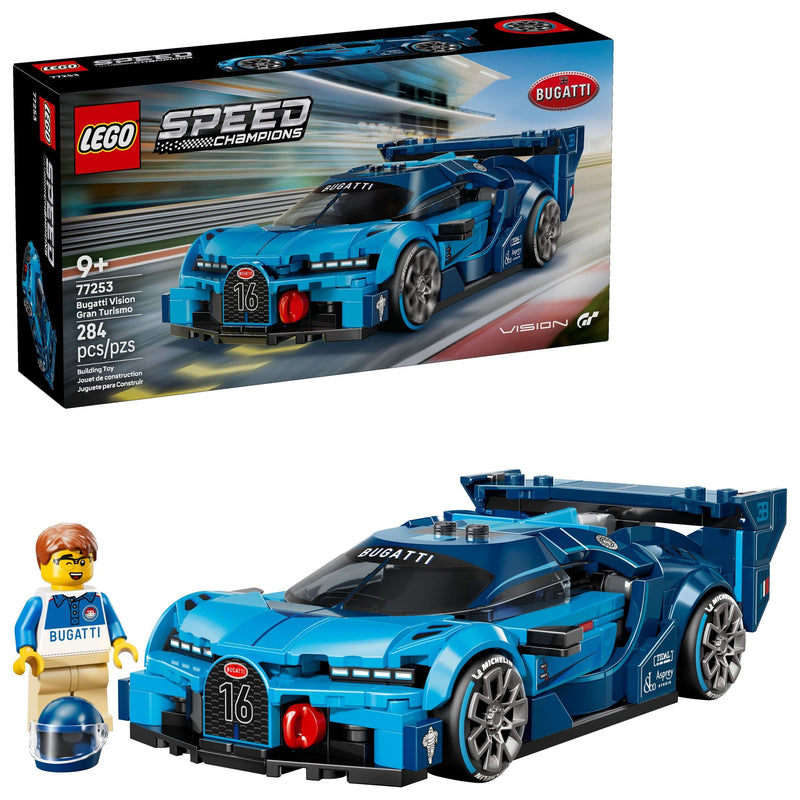 LEGO Speed Champions Bugatti Vision Gran Turismo Hyper Sports Car - 77253, 284-pcs, Ages 9+ P9