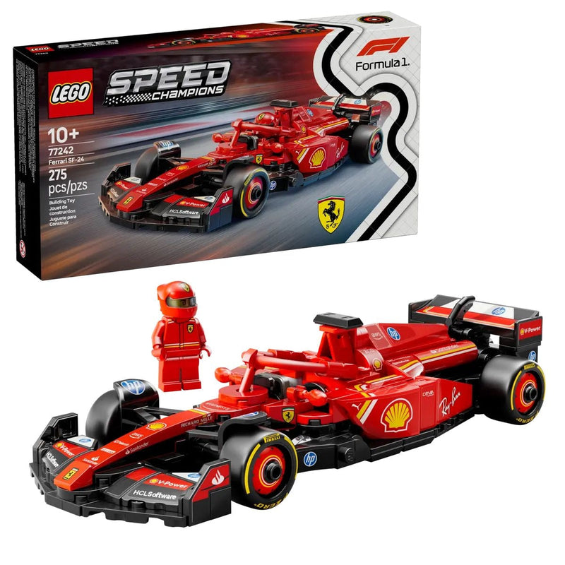 LEGO Speed Champions Ferrari SF-24 F1 Race Car - 77242, 275-pcs, Ages 10+ Y3