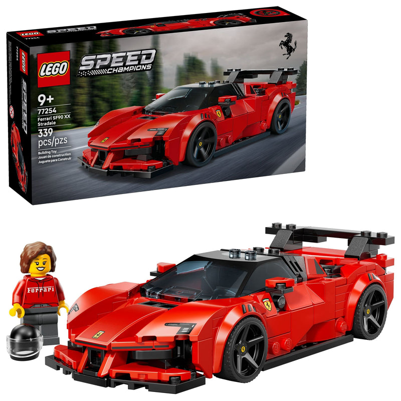 LEGO Speed Champions Ferrari SF90 XX Stradale Sports Car - 77254, 339-pcs, Ages 9+ K1