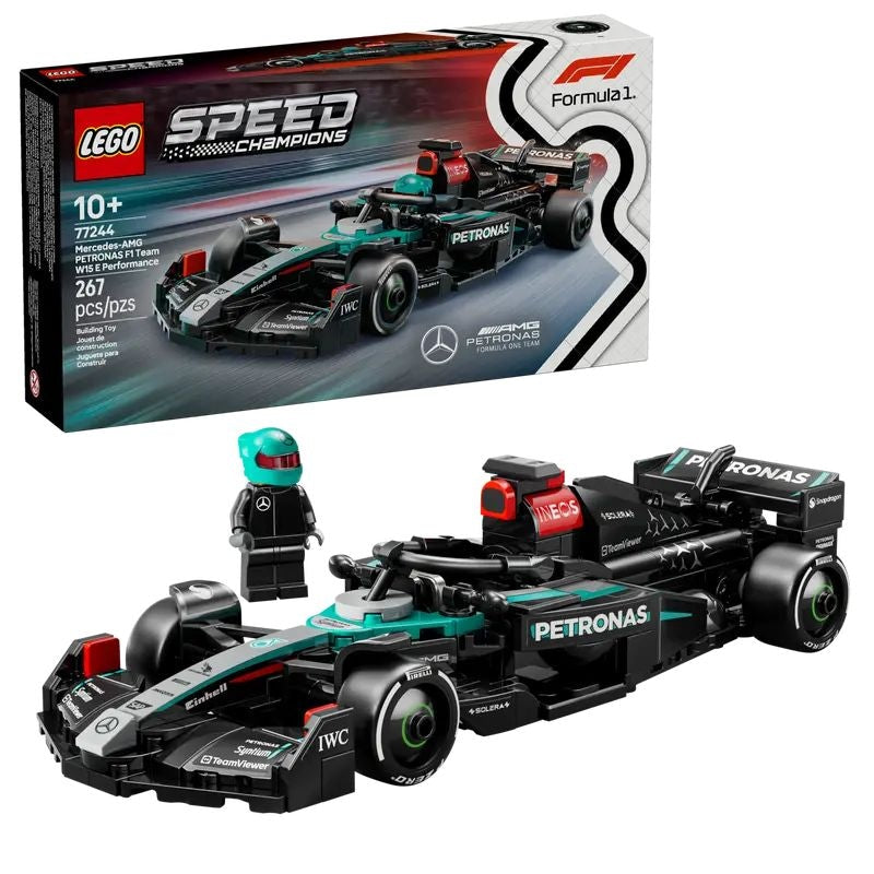 LEGO Speed Champions Mercedes-AMG W15 F1 Race Car - 77244, 267-pcs, Ages 10+ U3