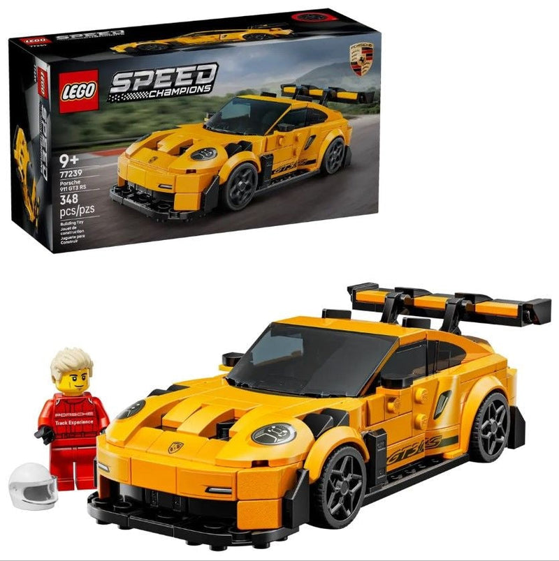 LEGO Speed Champions Porsche 911 GT3 RS Super Car - 77239, 348-pcs, Ages 9+ F7