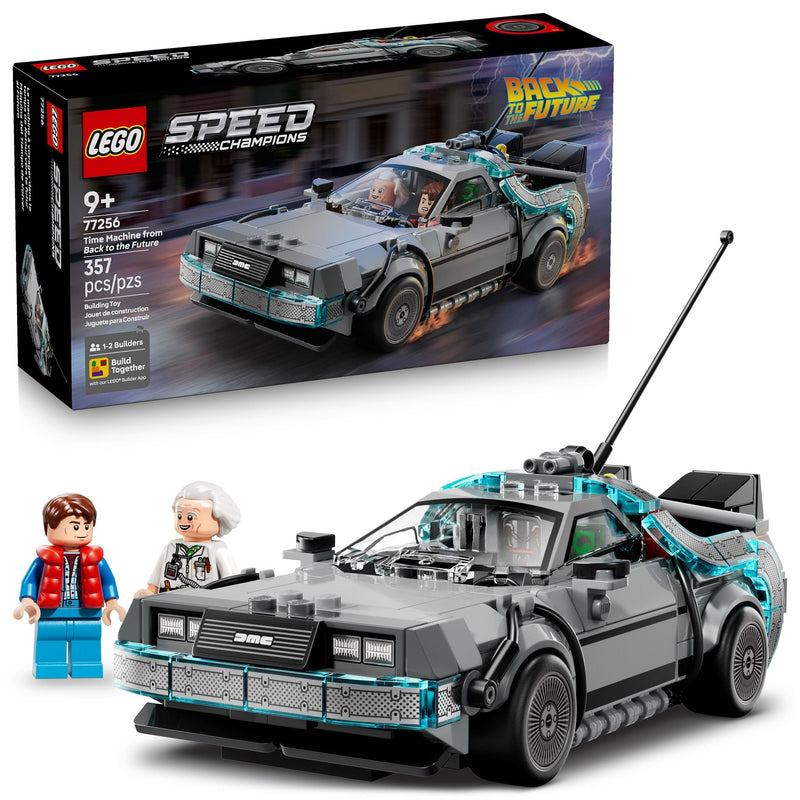 LEGO Speed Champions Time Machine From Back To The Future - 77256, 357-pcs, Ages 9+ N2