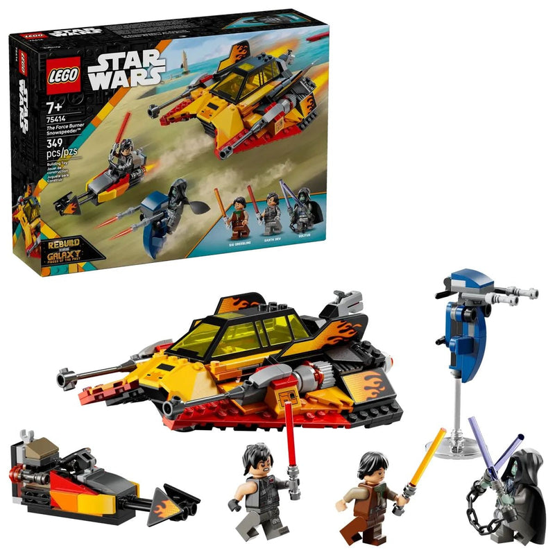 LEGO Star Wars 75414 The Force Burner Snowspeeder - 75414, 349-pcs, Ages 7+ G2