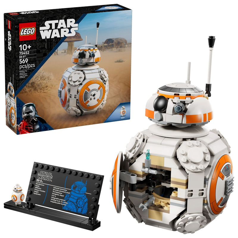 LEGO Star Wars BB-8 Astromech Droid Toy Building Set - 75452, 569-pcs, Ages 10+ V4