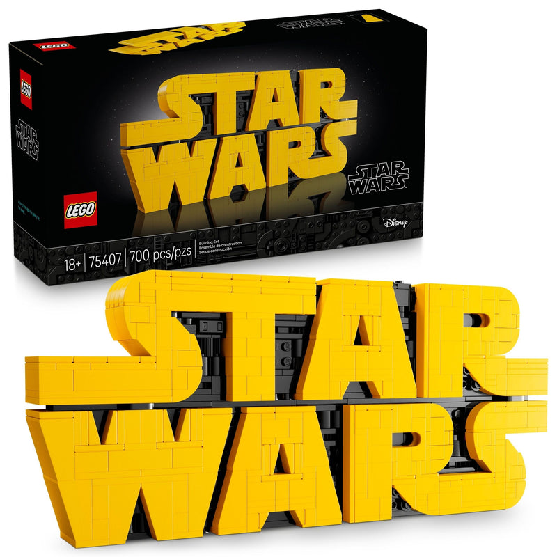 LEGO Star Wars Brick-Built Star Wars Logo - 75407, 700-pcs, Ages 18+ Q7