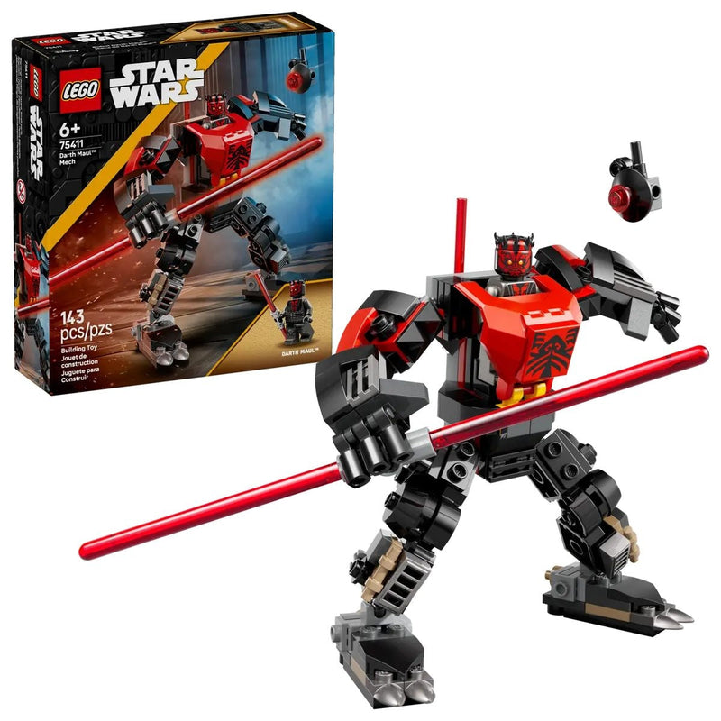 LEGO Star Wars Darth Maul Mech - 75411, 143-pcs, Ages 6+ E7