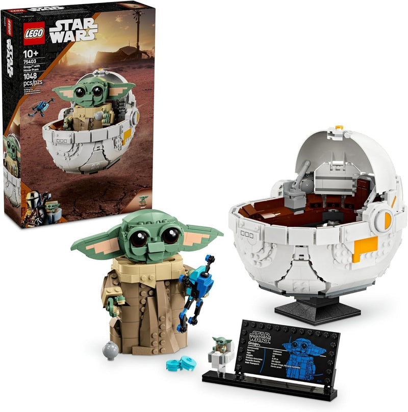 LEGO Star Wars Grogu with Hover Pram - 75403, 1048-pcs, Ages 10+ H1