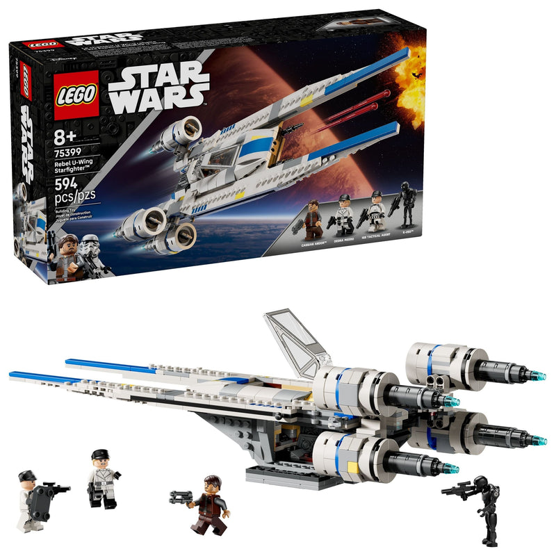 LEGO Star Wars Rebel U-Wing Starfighter - 75399, 594-pcs, Ages 8+ B8