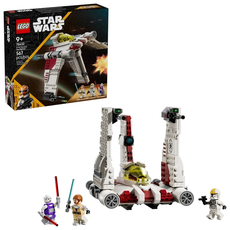 LEGO Star Wars V-19 Torrent Starfighter - 75432, 567-pcs, Ages 9+ H4