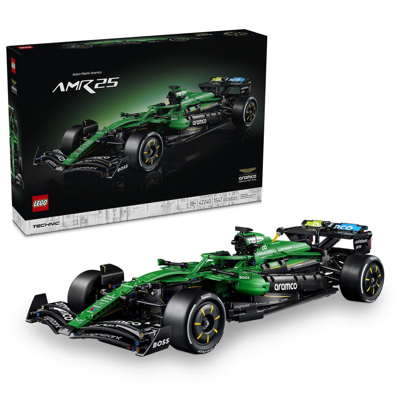 LEGO Technic Aston Martin Aramco AMR25 F1 Car 42240 M4