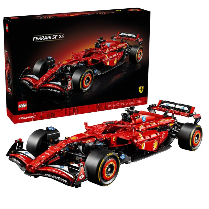 LEGO Technic Ferrari SF-21 F1 Car - 42207, 1361-pcs, Ages 18+ W1
