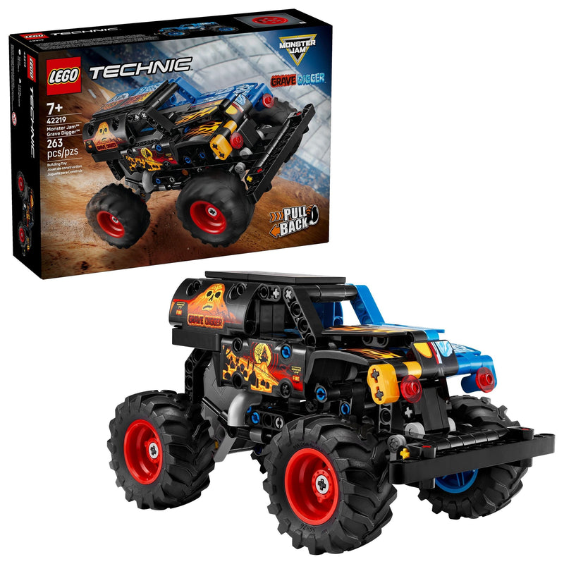 LEGO Technic Monster Jam Grave Digger Fire & Ice - 42219, 263-pcs, Ages 7+ F2