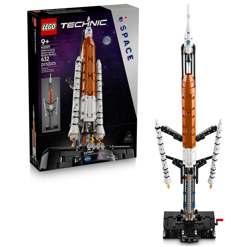 LEGO Technic NASA Artemis Space Launch System Rocket Model Building Set - 42221, 632-pcs, Ages 9+ C0