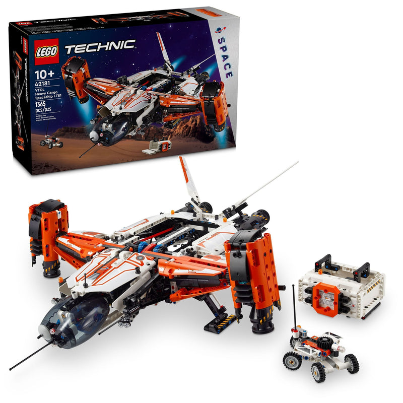 LEGO Technic VTOL Heavy Cargo Spaceship LT81 - 42181, 1365-pcs, Ages 10+ I8