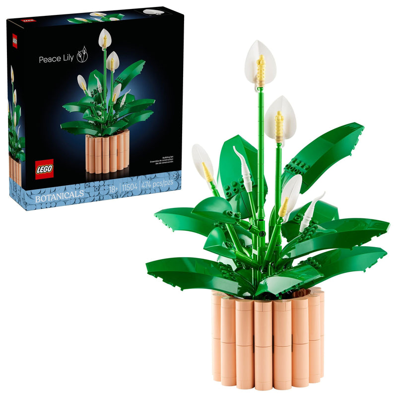LEGO The Botanical Collection Peace Lily Flower Building Set - 11504, 474-pcs, Ages 18+ G8