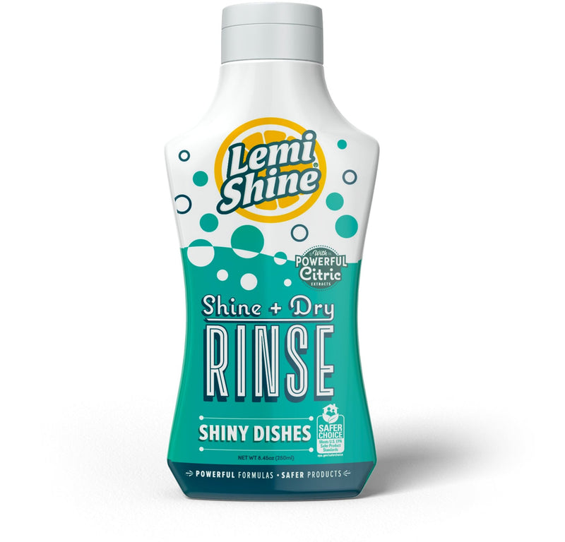 Lemi Shine Liquid Rinse Aid, Citrus Scent, 250-mL W8