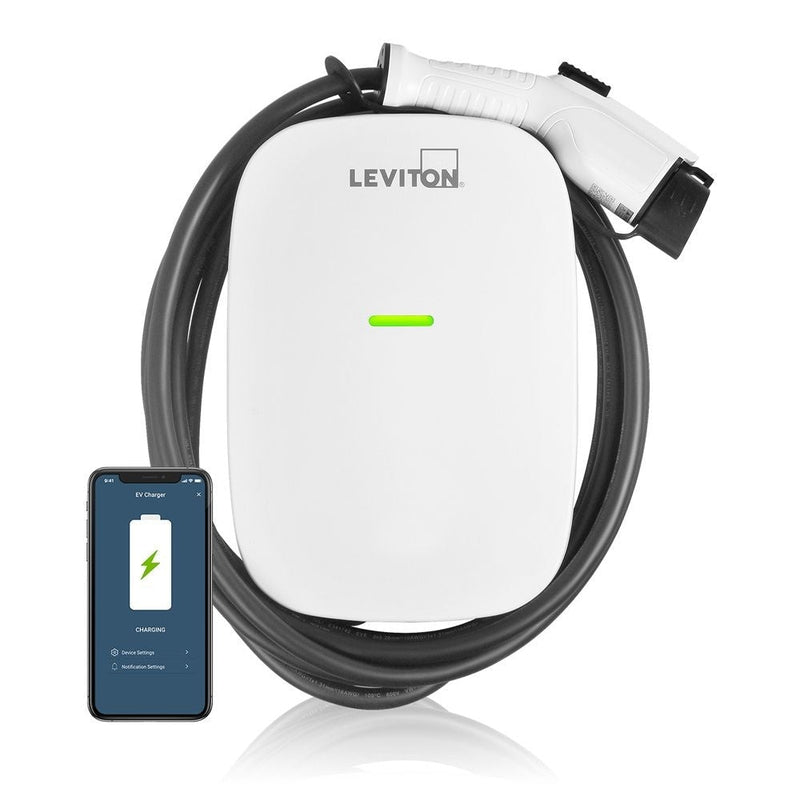 Leviton 48A Wi-Fi Level 2 Hardwired J1772 EV Charger F6
