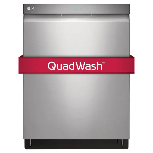 LG 24 in. Stainless-steel Built-in Top Control Dishwasher with Adjustable Third-level Rack K2