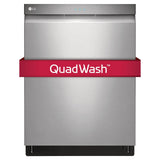 LG 24 in. Stainless-steel Built-in Top Control Dishwasher with Adjustable Third-level Rack