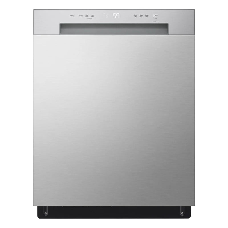 LG 24 in. Stainless Steel Front Control Dishwasher with LoDecibel Operation and Dynamic Drys F7