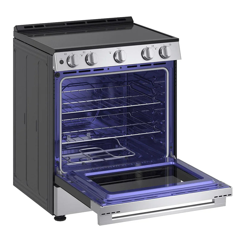 LG 30 in 6.3 cu ft. Stainless Steel Electric Slide-in Range with EasyClean and Pinch to Turn Safety Knobs K6
