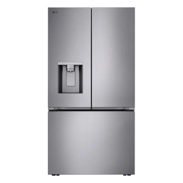 LG 36 in. 24 cu ft. Prime Silver Counter Depth MAX French Door Refrigerator with Ice and Water Dispenser R8