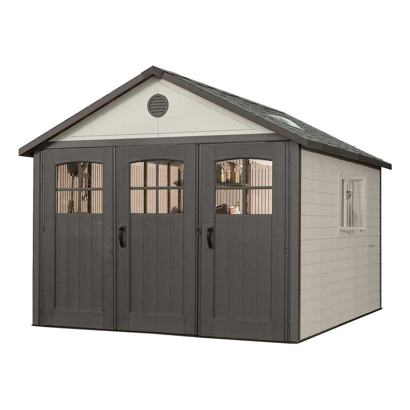 Lifetime Outdoor Storage Shed, 11-ft x 11-ft D3