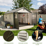 Lifetime Outdoor Storage Shed, 11-ft x 18.5-ft