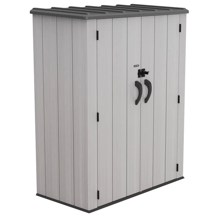 Lifetime Vertical Storage Shed with Shelves H8