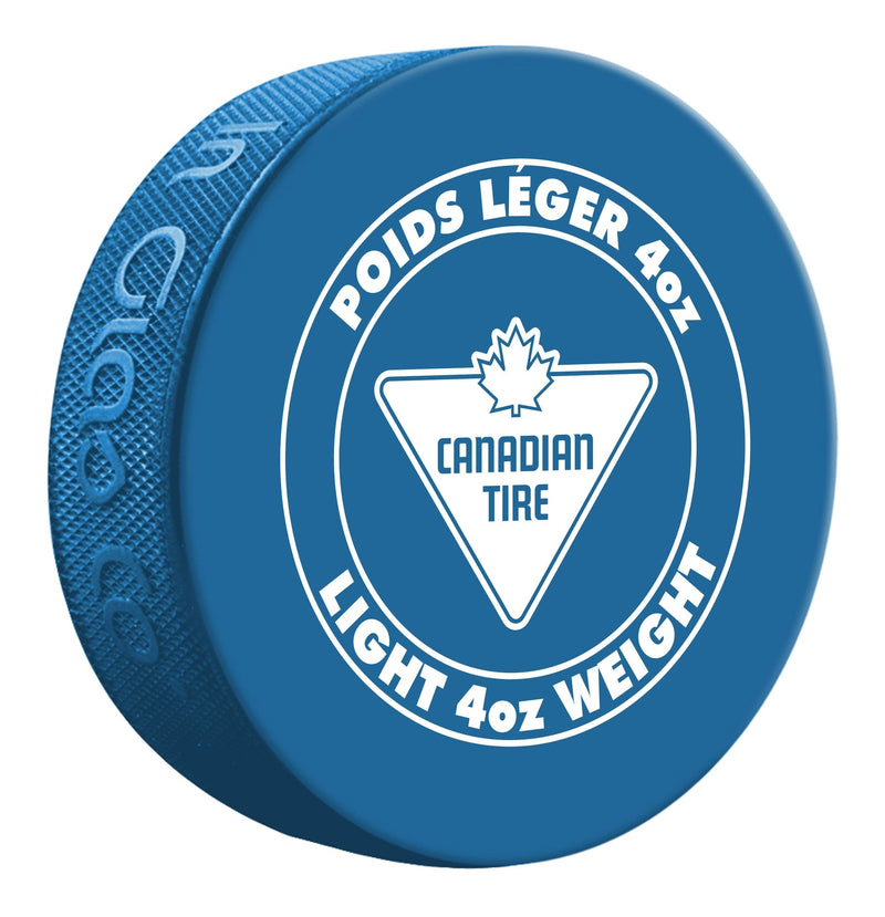 Lightweight Hockey Puck, Blue, 4-oz P7