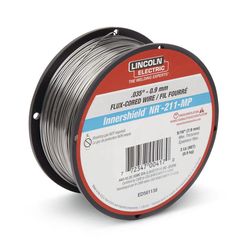 Lincoln Electric Flux-Cored Gasless Welding Wire, 0.035-in, 2-pk Z9