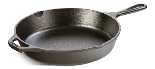 Lodge Seasoned Cast-Iron Skillet, 10.3-in O5