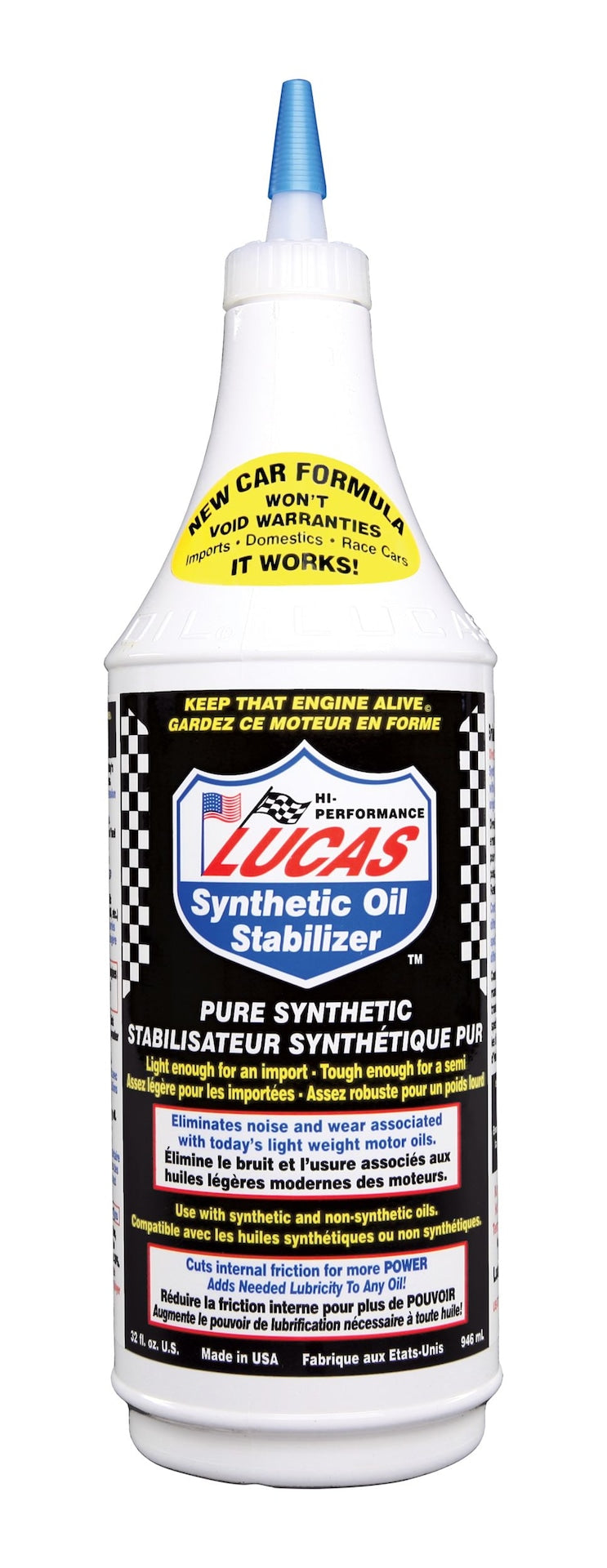 Lucas Oil Synthetic High-Performance Oil Stabilizer, 946-mL J9