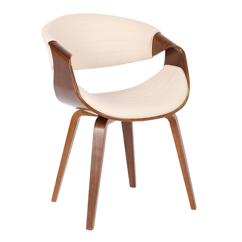 Lumisource Symphony Faux Leather Dining/ Accent Chair, Cream Z6