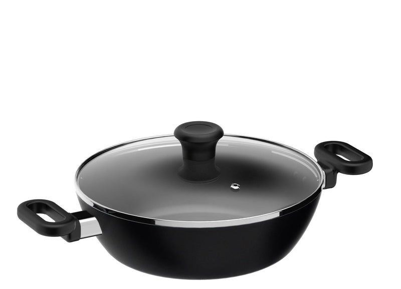 Maharaja 3.4qt Non-Stick Karahi with lid 26cm 10.25in W1