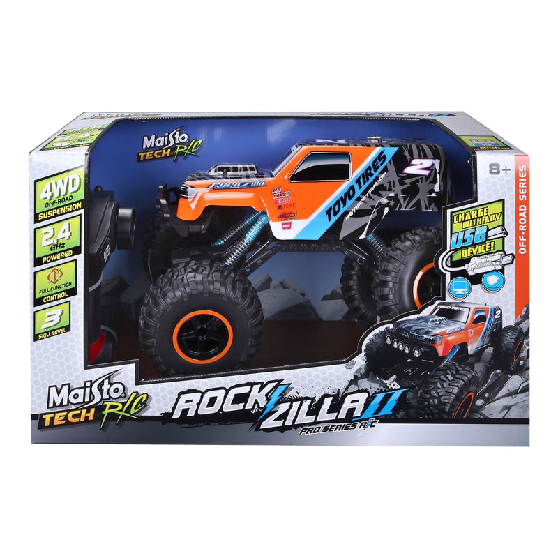 Maisto Tech Remote Controlled Indoor/Outdoor Rockzilla Truck Vehicle Toy, Ages 8+ U3