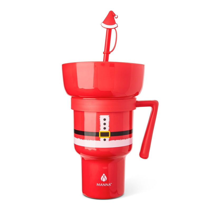 Manna Stadium 946-mL Travel Tumbler with Santa Design I1