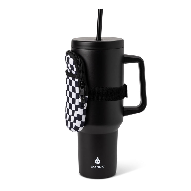 Manna Swivel Stainless Steel Tumbler with Bag, 40-oz L0