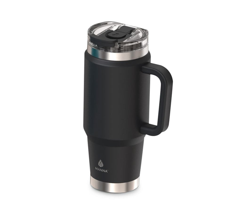 Manna WFH Stainless Steel Insulated Travel Mug with Dual-Function Lid, 32-oz S1