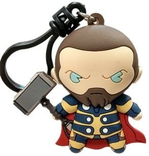 Marvel 3D Character Foam Bag Clips in Blind Bag, Assorted, Bilingual E0