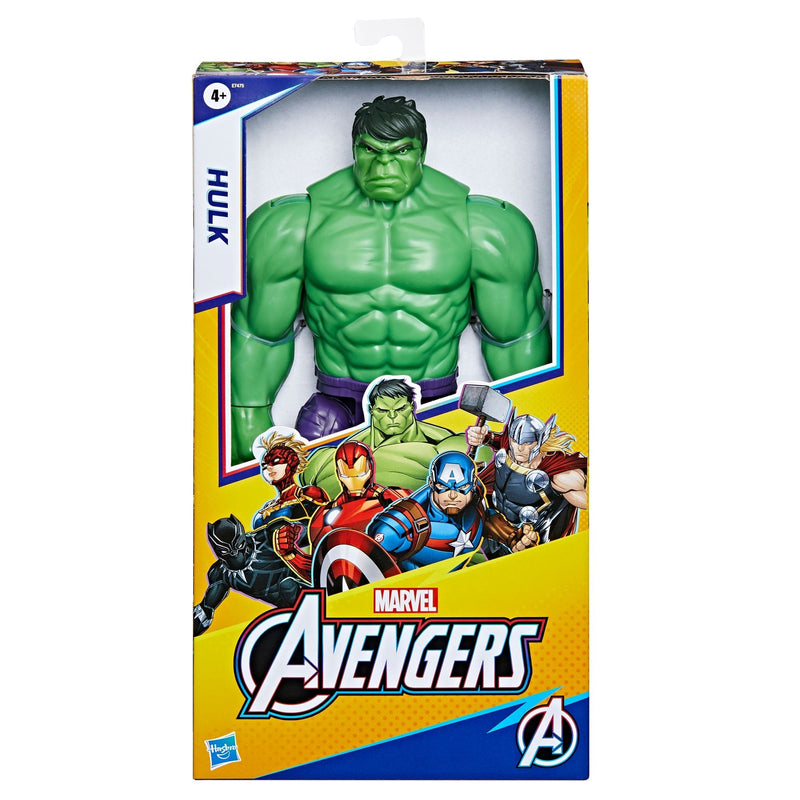 Marvel Avengers Titan Hero Series Blast Gear Deluxe Hulk Action Figure, 12-in Toy E9