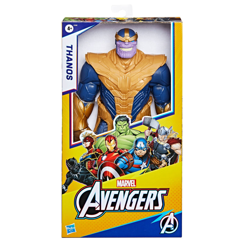 Marvel Avengers Titan Hero Series Blast Gear Deluxe Thanos Action Figure, 12-in Toy G1